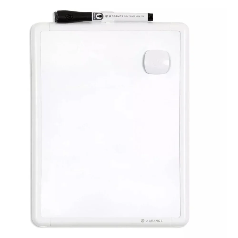 TARGET (SET OF 2) U BRANDS CONTEMPO WHITE MAGNETIC DRY ERASE BOARDS