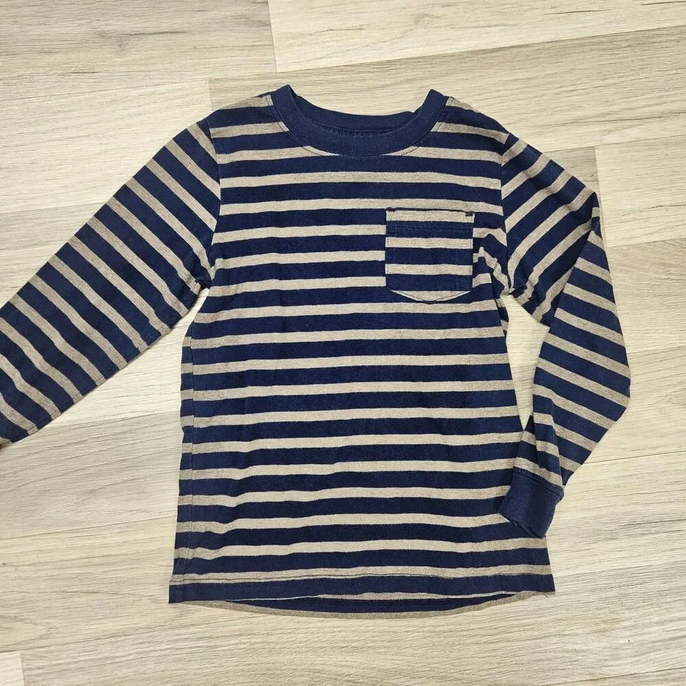 Boys Longsleeve Stripe Shirts Size 5/6 Casual Tommy Bahama Zara Carters Holiday